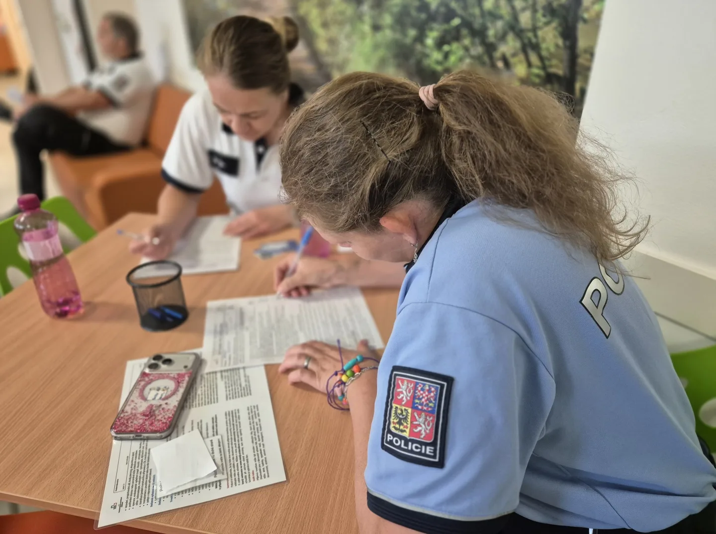 Policejní nováčci darovali krev. Čtrnáct z nich bylo poprvé