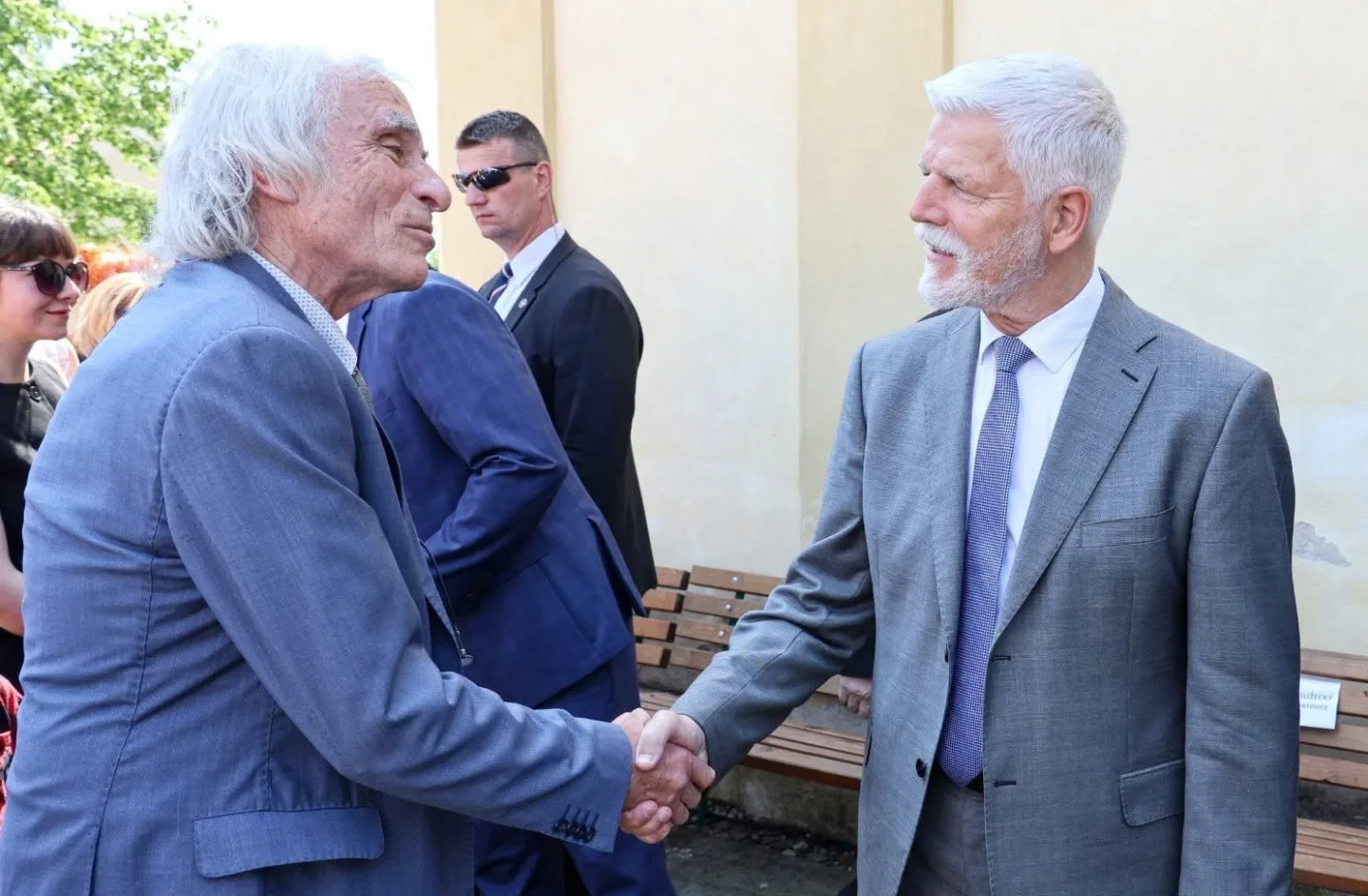 Zámek v Malči, kde pobývali Rieger a Palacký, navštívil prezident Pavel