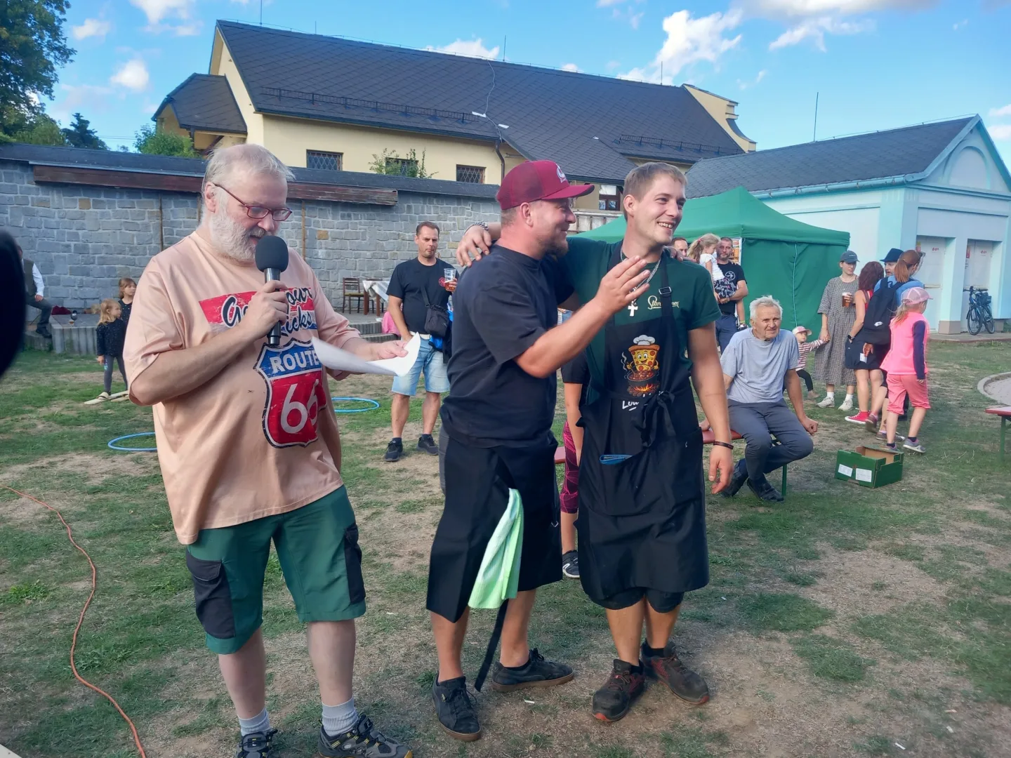 Gulášfest v Lukách: Sešla se tu spousta fajn lidí, zhodnotil cyklista z Jihlavy