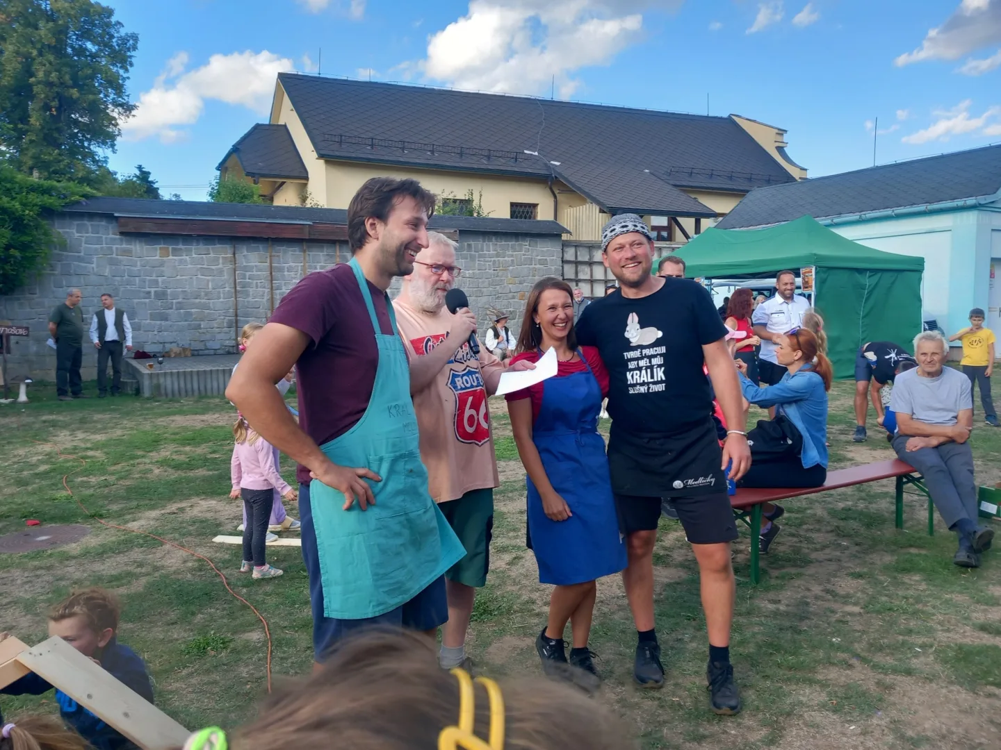 Gulášfest v Lukách: Sešla se tu spousta fajn lidí, zhodnotil cyklista z Jihlavy