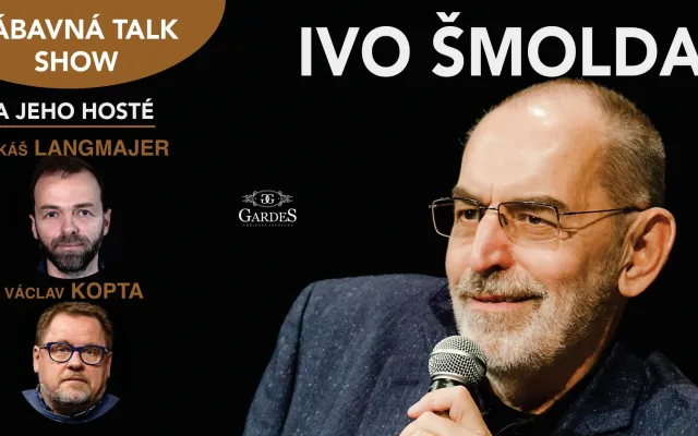 Talk show Ivo Šmoldase s Václavem Koptou a Lukášem Langmajerem v Jihlavě 