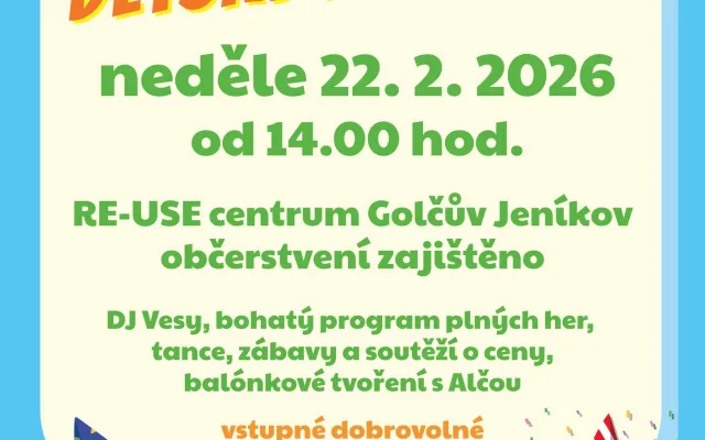 Dětský karneval Golčův Jeníkov