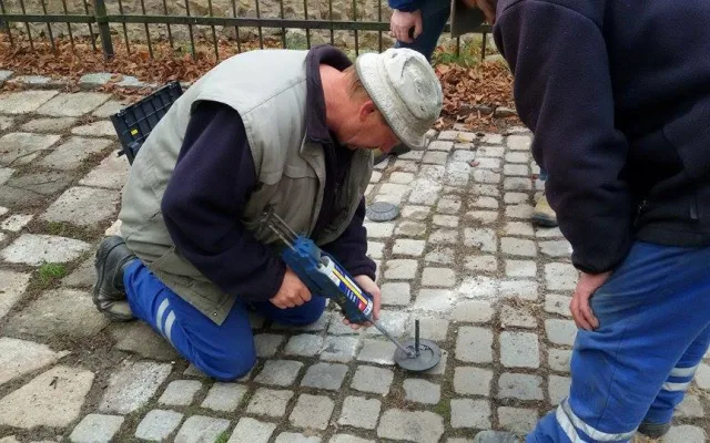 Parkovací špunty v Jihlavě