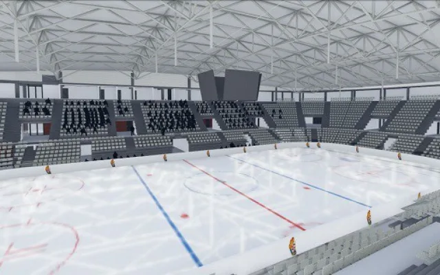 Město Jihlava zveřejnilo studii rekonstrukce Horáckého zimního stadionu pro 5250 diváků