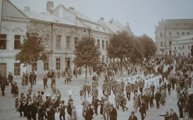 Žižkova ulice v roce 1912