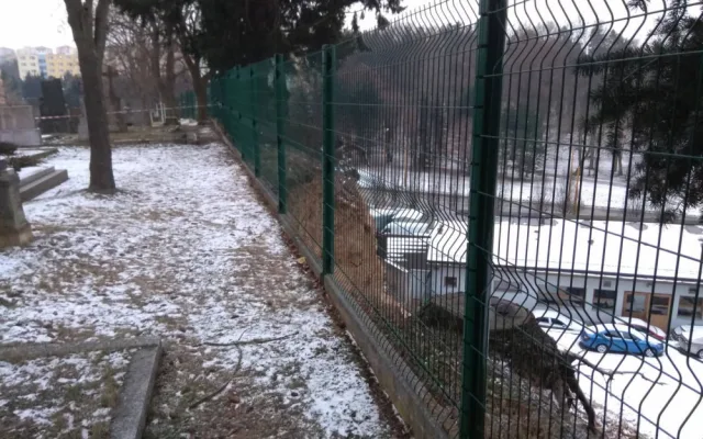 Stav na jihlavském hřbitově v lednu 2019
