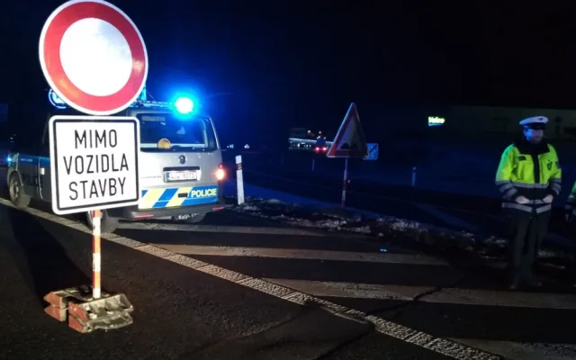 FOTO: Dálnice D1 je na Pelhřimovsku po noční uzavírce opět průjezdná