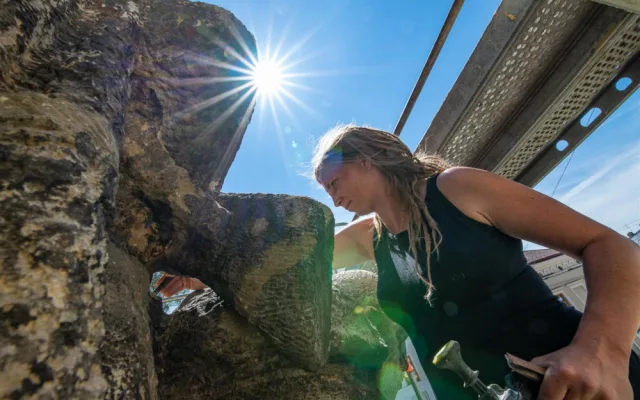 Na jihlavském náměstí se rekonstruuje pomník. Hotovo bude na konci prázdnin