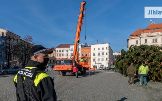 Svůj vánoční stromek má už i Jihlava. Letos bude nazdobena i radnice