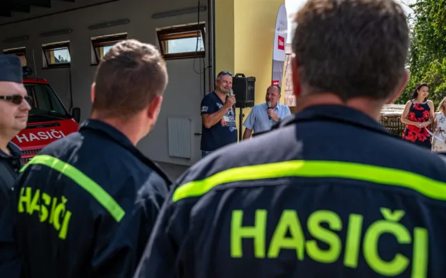 Ve Zborné mají novou hasičárnu, vyšla na 6,5 milionu. Využijí ji nejen hasiči