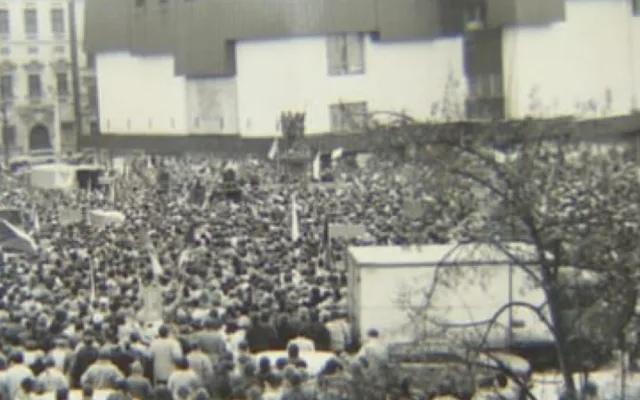 Revoluční plamen se v roce 1989 v Jihlavě rozhořel o týden později než v Praze