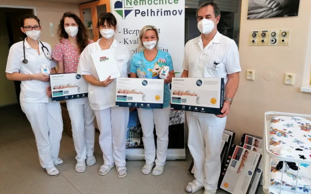 Novorozence v pelhřimovské nemocnici střeží nové monitory dechu