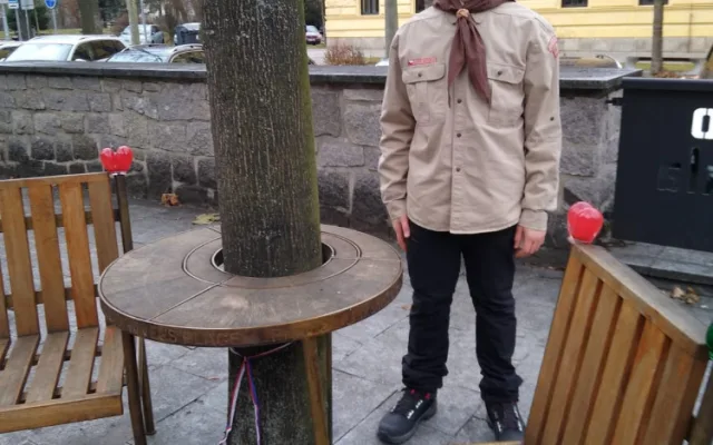 Dnešní vzpomínka na Václava Havla u Lavičky VH