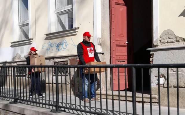 Dovoz pomoci do Ukrajinského domu
