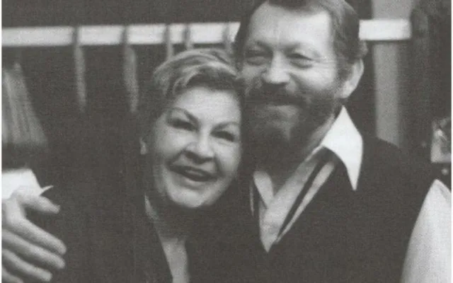 S partnerem Jiřím Zahajským, 1989, zdroj: archiv rodiny
