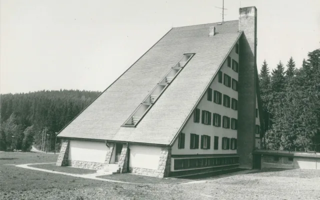 Hotel Ski na dobové fotografii