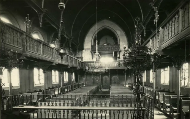Synagoga před rokem 1940, zdroj: Muzeum Velké Meziříčí