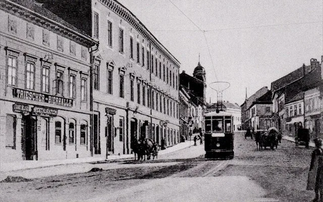 Dnešní Havlíčkova ulice, spodní pohled