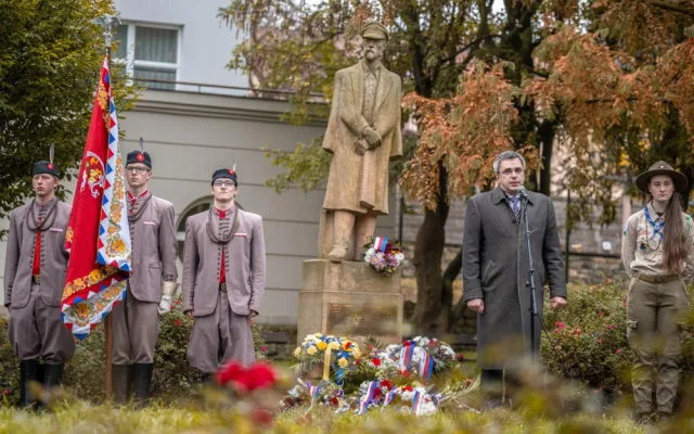 Přeji naději a sílu. Jihlava si připomněla 104. výročí založení Československa