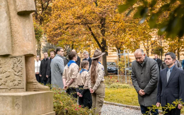 Přeji naději a sílu. Jihlava si připomněla 104. výročí založení Československa