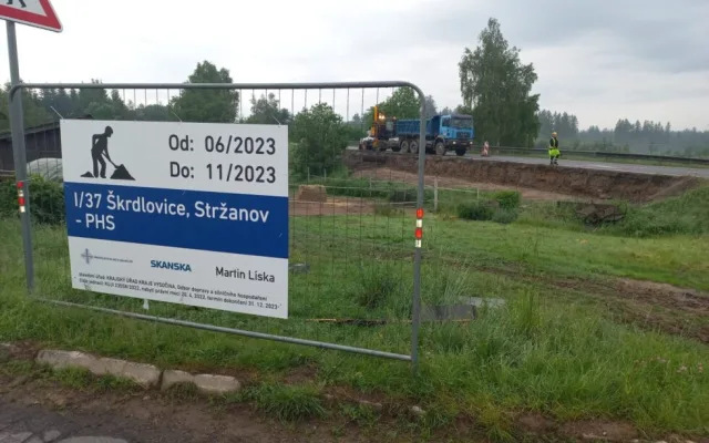 FOTO: Na Žďársku vyrostou dvě nové protihlukové stěny. Stát budou více než 50 milionů korun