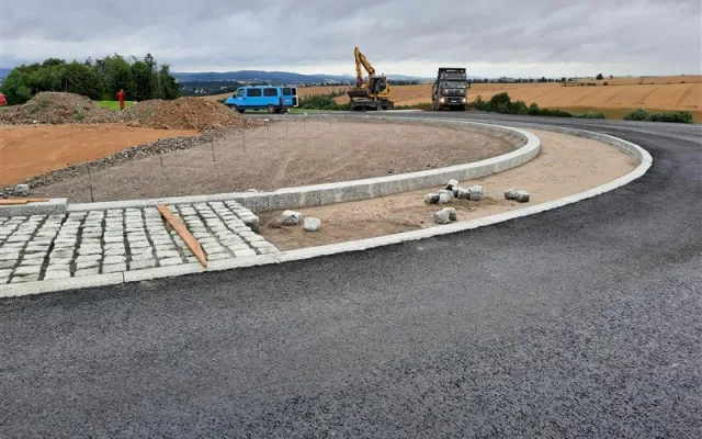 Aktuální foto z výstavby obchvatu Jihlavy, zdroj: Kraj Vysočina