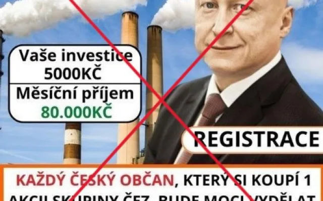 Podvodné reklamy lákají na investování. Využívají prezidenta Pavla i firmu ČEZ