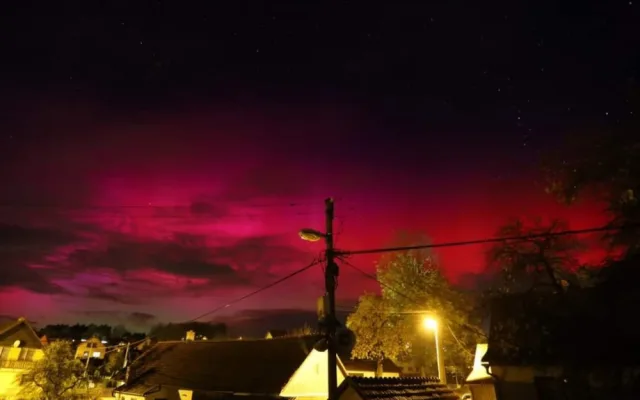 Nedělní nebe nad Vysočinou ozdobila polární záře. Takovou jsme nezažili již roky, říkají astronomové