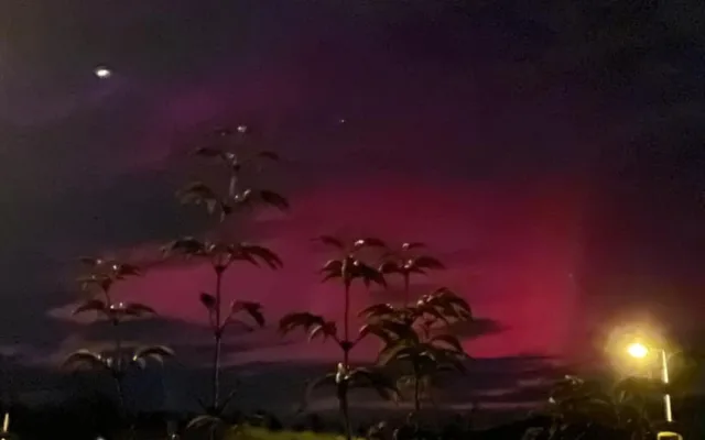 Nedělní nebe nad Vysočinou ozdobila polární záře. Takovou jsme nezažili již roky, říkají astronomové