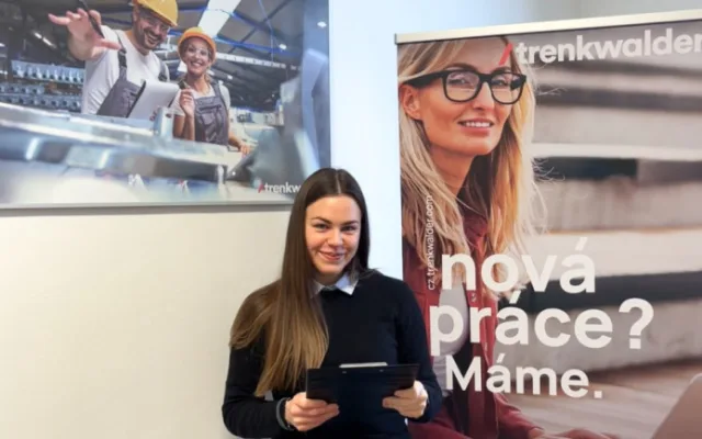 Marketingová manažerka Trenkwalder s novým firemním vizuálem