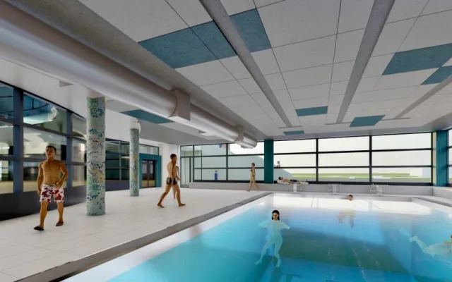 Vizualizace nového plaveckého bazénu. Zdroj: Aquapark Vodní ráj Jihlava/Facebook