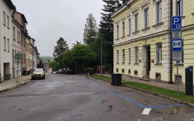 Ulice Fibichova a Zahradní zmodraly. Platit se mi moc nechce, budu asi parkovat Na Slunci, říká řidič