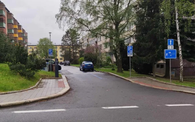 Ulice Fibichova a Zahradní zmodraly. Platit se mi moc nechce, budu asi parkovat Na Slunci, říká řidič