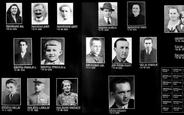 Oběti tragédie v Hrotovicích z 8. května 1945