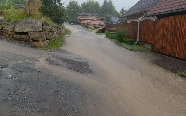 Do kraje doputovaly silné bouřky. Nejvíce zasáhly Jihlavsko a Třebíčsko