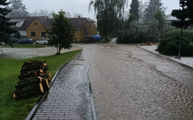 Do kraje doputovaly silné bouřky. Nejvíce zasáhly Jihlavsko a Třebíčsko