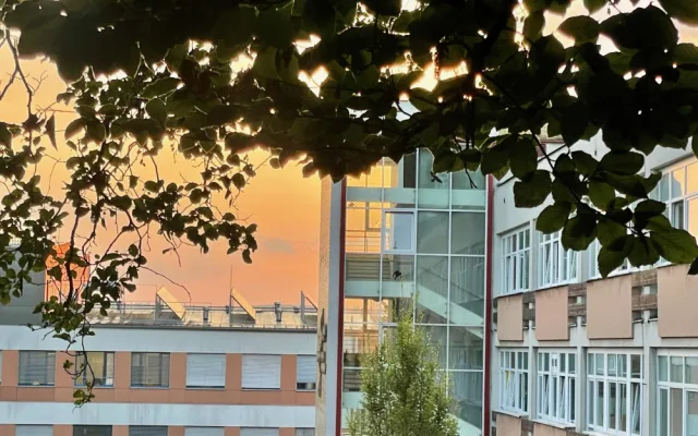 Pavilon z konce sedmdesátých let minulého století v novoměstské nemocnici prochází rekonstrukcí. Foto: se svolením Nemocnice Nové Město na Moravě