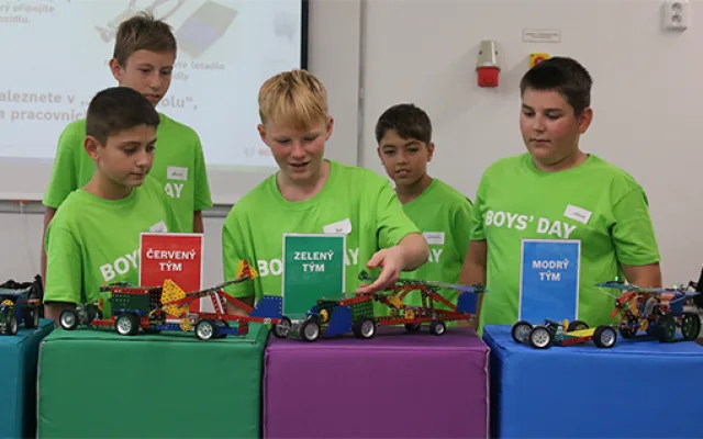 Záběry z průběhu Boys ´Day ze dne 19. září 2024. Foto Bosch