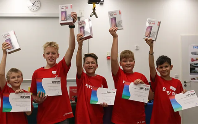 Záběry z průběhu Boys ´Day ze dne 19. září 2024. Foto Bosch