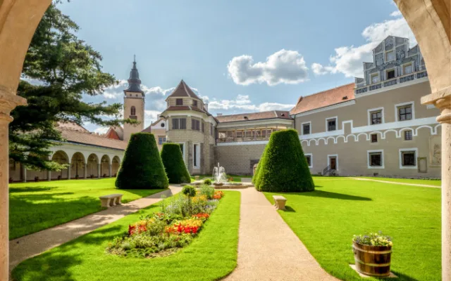 Zámecká zahrada v Telči. Foto: zamek-telc.cz