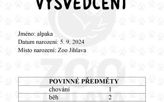 Zvířata v jihlavské zoo dostala také známky. Foto: Se svolením Zoologické zahrady Jihlava