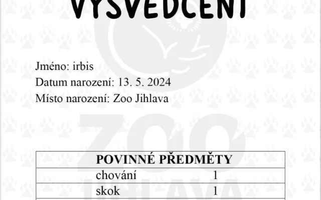 Zvířata v jihlavské zoo dostala také známky. Foto: Se svolením Zoologické zahrady Jihlava