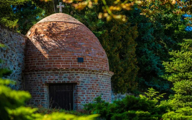 Vzdušník, pozůstatek středověkého vodovodu, foto: Jakub Mertl