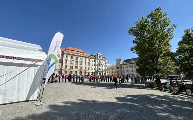 O kontrolu znamének byl v Jihlavě zájem. Hodinu a půl ve frontě, řekl první čekající