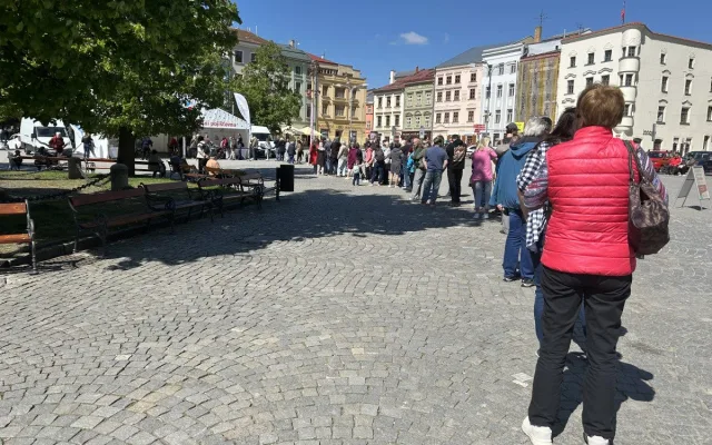 O kontrolu znamének byl v Jihlavě zájem. Hodinu a půl ve frontě, řekl první čekající