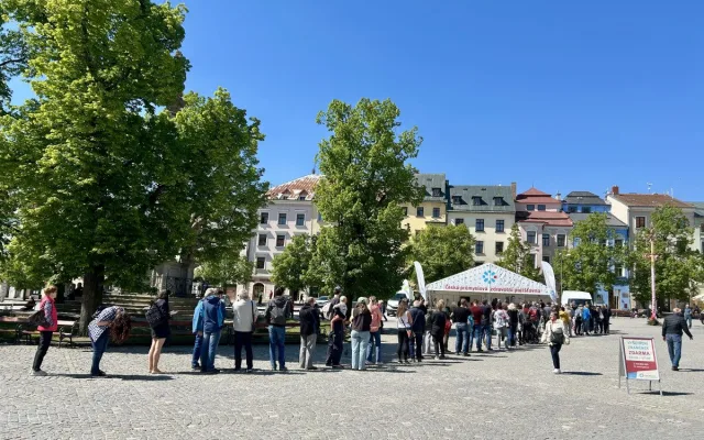 O kontrolu znamének byl v Jihlavě zájem. Hodinu a půl ve frontě, řekl první čekající