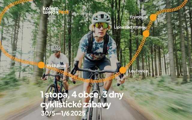 KolemKolem Fest přiveze na Lipensko cyklistiku i koncerty pod širým nebem