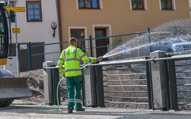 Starý Brněnský most je definitivně opravený, pro auta tam zůstala jednosměrka. Foto: Marie Buláková