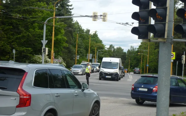 FOTO: Dopravní policisté soutěžili, řízení křižovatky se obešlo bez excesů