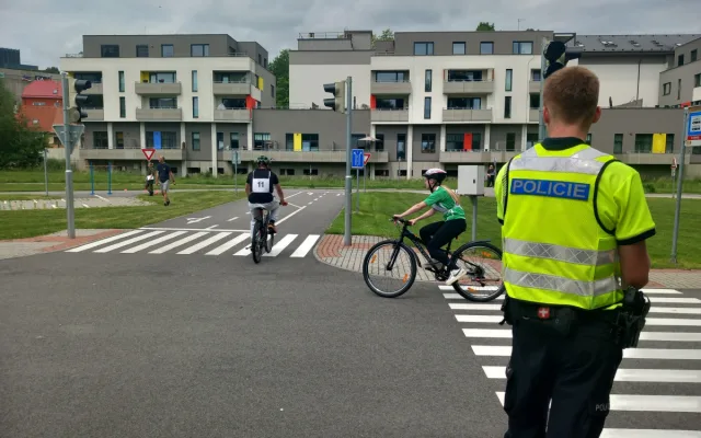 FOTO: Na dopravním hřišti v Jihlavě soutěžila téměř stovka mladých cyklistů